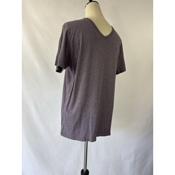 Psycho Bunny Mens Tee Purple 5 V-neck Short Sleeve - Picture 6 of 6